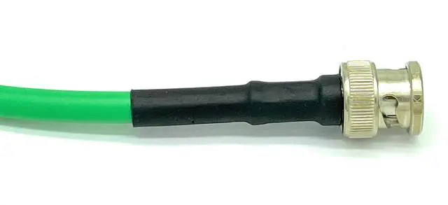 Alt view image 3 of 4 - 3ft 3G/6G HD SDI BNC Cable Belden 1505A RG59 - Green