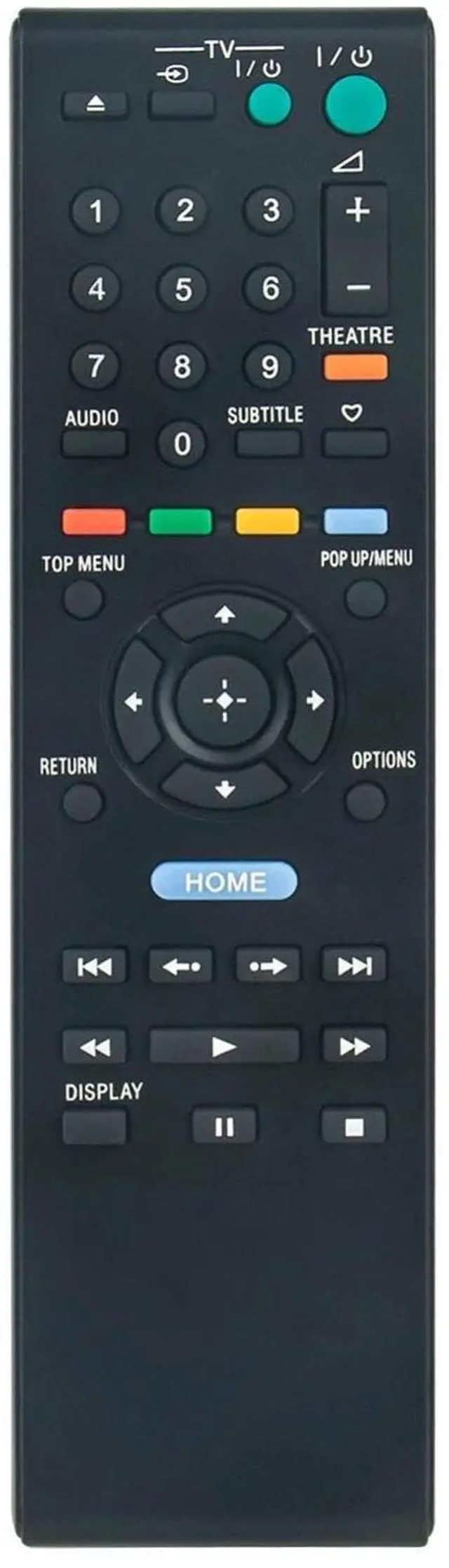 Main image of RMT-B107P DVD Remote Control for Sony Blu-ray Disc DVD Player | No programming or pairing needed, Replacement Remote Compatible Models BDP-S270 BDP-S370 BDP-S470 BDP-S373