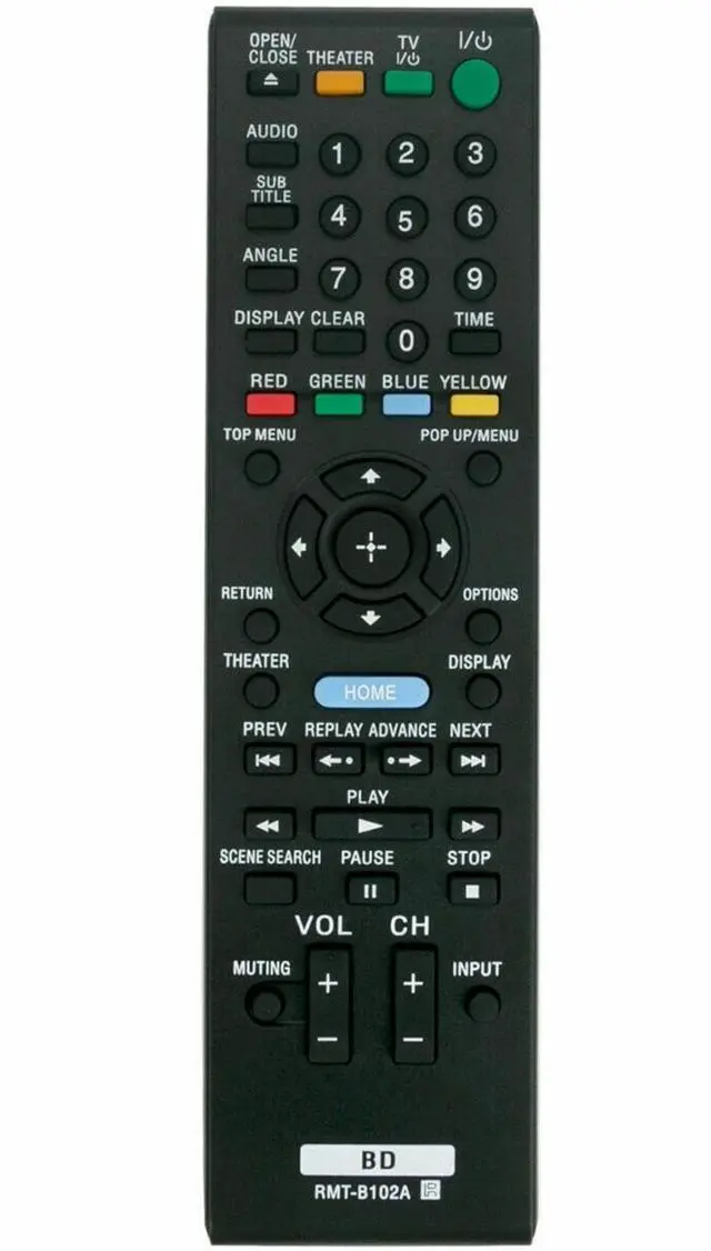 Main image of RMT-B102A DVD Remote Control for Sony Blu-ray Disc DVD Player | No programming or pairing needed, Replacement Remote Compatible Models BDP-S350 BDP-BX1 BDP-S350B BDPS350