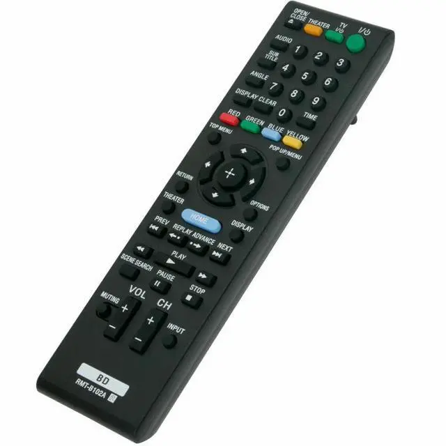 Alt view image 2 of 4 - RMT-B102A DVD Remote Control for Sony Blu-ray Disc DVD Player | No programming or pairing needed, Replacement Remote Compatible Models BDP-S350 BDP-BX1 BDP-S350B BDPS350