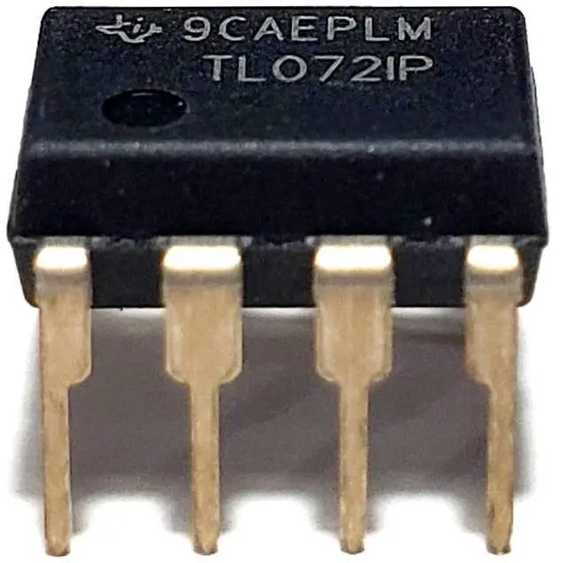 Main image of TL072IP TL072 Dual Low-Noise JFET-Input Operational Amplifier Op Amp Breadboard-Friendly IC DIP-8 (Pack of 10)