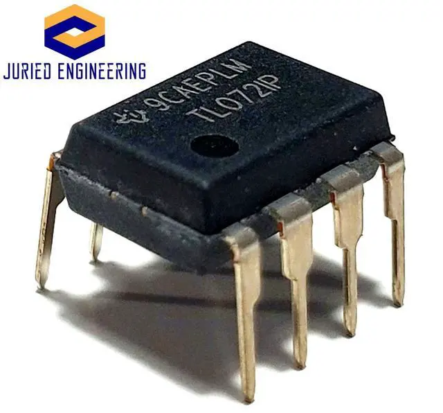 Alt view image 2 of 6 - TL072IP TL072 Dual Low-Noise JFET-Input Operational Amplifier Op Amp Breadboard-Friendly IC DIP-8 (Pack of 10)