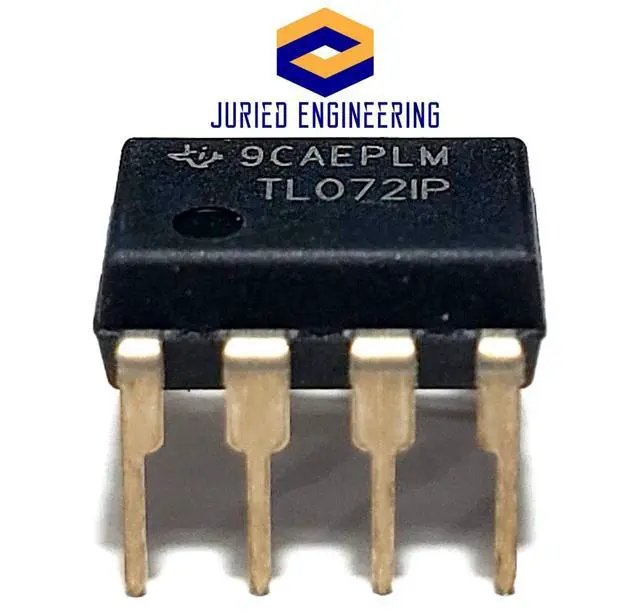 Alt view image 5 of 6 - TL072IP TL072 Dual Low-Noise JFET-Input Operational Amplifier Op Amp Breadboard-Friendly IC DIP-8 (Pack of 10)
