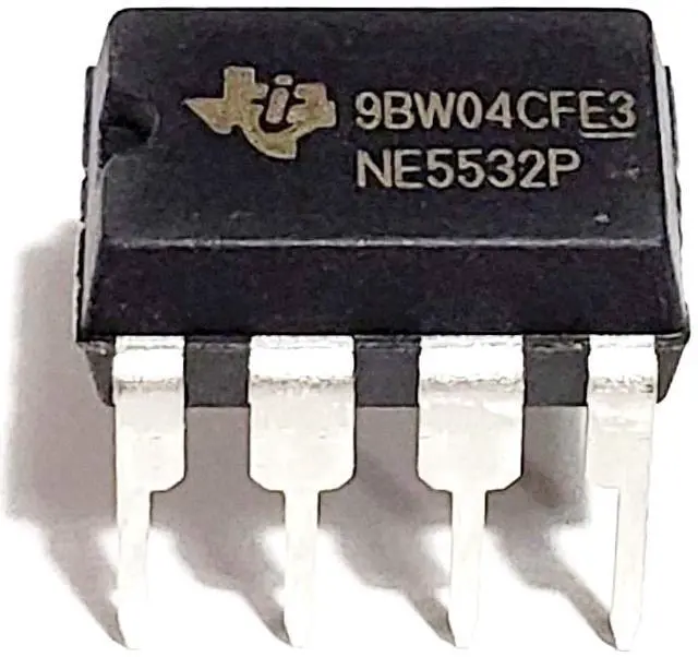 Main image of NE5532P NE5532 Dual Low-Noise High-Speed Audio Operational Amplifier Op Amp Breadboard-Friendly IC DIP-8 (Pack of 10)