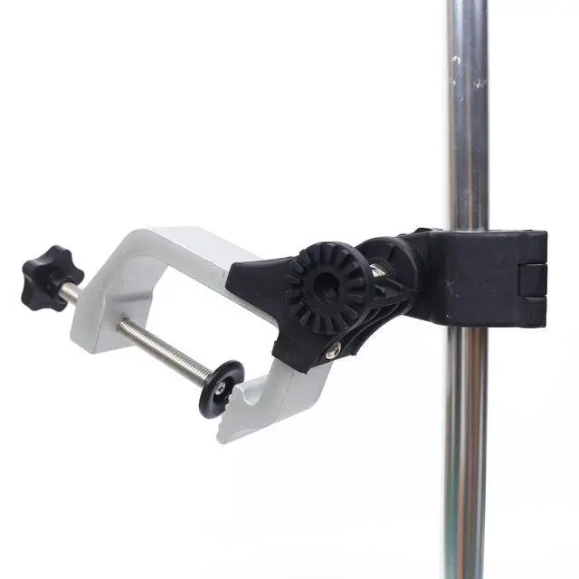 Alt view image 3 of 7 - Universal Fish Finder Mount Portable Transducer Bracket 360° Adjustable Rotating Fishfinder Bracket Transducer Mounting Arm