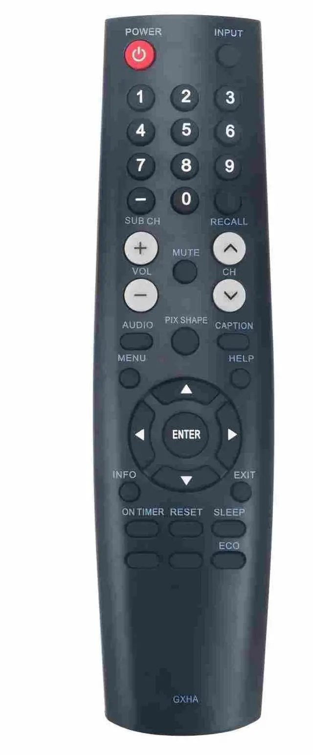 Main image of GXHA TV Remote Control for Sanyo TV in Living Rooms or Rooms | No programming or pairing needed, Replacement Remote Compatible Models FVD5833 DP50843 DP55D33 DP58D33 DP-50843