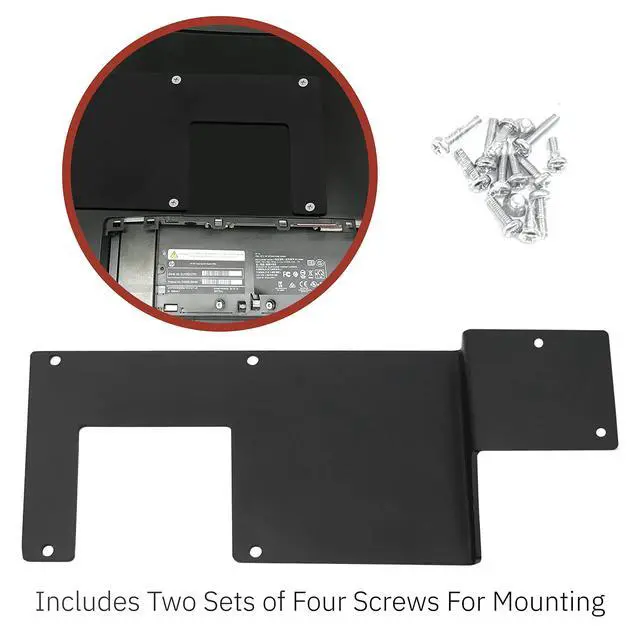Alt view image 6 of 6 - Clover Flex PIN Pad VESA Lift Mounting Bracket for Wallaby Self-Service Stand, Screw-in Installation, Black