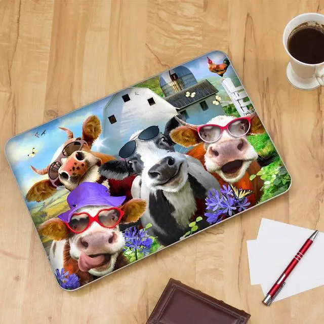 Alt view image 5 of 6 - Udderly Cool - 13 inches Custom Fit Made to Order Laptop Notebook Skin Vinyl Sticker Cover Decal Fits HP Lenovo Apple Mac Dell Compaq Acer