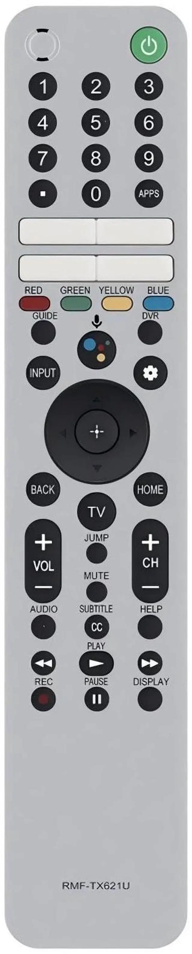 Main image of RMF-TX621U TV Bluetooth Voice Remote Control for Sony TV | Use in Living Rooms or Rooms, No Programming or Pairing Needed, Replacement Remote Compatible Models XR-65A90J XR-75Z9J