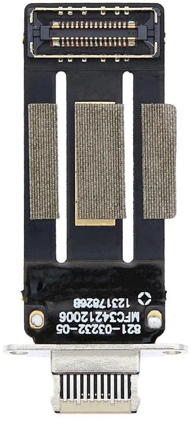 Main image of Replacement for iPad mini 6 2021 A2568 A2568 A2569 USB Charger Charging Port Dock Connector Flex Cable USA (White)