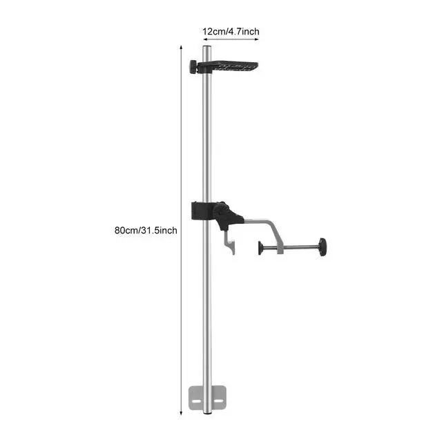 Alt view image 3 of 7 - Portable Fish Finder Bracket Transducer Bracket 360° Adjustable 31.5x5x2.6 Universal Portable Transducer Bracket