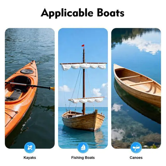 Alt view image 6 of 7 - Portable Fish Finder Bracket Transducer Bracket 360° Adjustable 31.5x5x2.6 Universal Portable Transducer Bracket