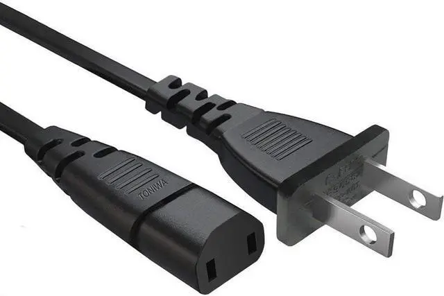 Main image of Factory Part - AC Power Cord - 5 ft Cable - Compatible with TCL Models: 75R617,75R617CA, 75S434, 85S435, 85R745 and 75S535