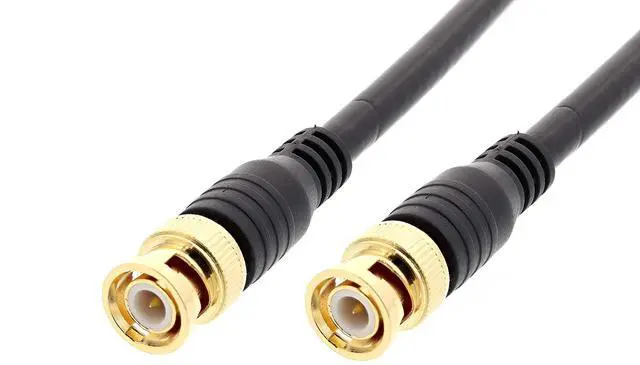 Main image of 3G HD-SDI 3GHz RG6 Coaxial Cable with Gold Plated BNC Connectors (6 FEET)