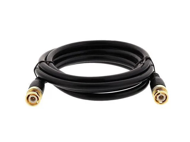 Alt view image 2 of 2 - 3G HD-SDI 3GHz RG6 Coaxial Cable with Gold Plated BNC Connectors (6 FEET)