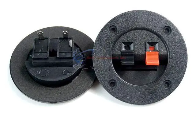 Alt view image 3 of 3 - 10-Pack Round Speaker Wire Terminal Cups, Spring Type for Subwoofer Speaker Boxes