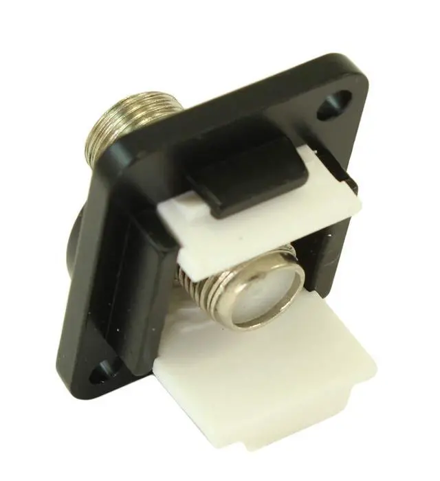 Alt view image 2 of 2 - MyCableMart Wallplate: Coax/F-Type 2.5Ghz D-Series/Neutrik Panel Mount Connector