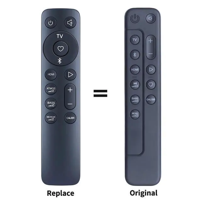 Alt view image 4 of 4 - Replacement Remote Control Controller for JBL Bar 300: JBLBAR300PROBLKAM, JBL Bar 500: JBLBAR500PROBLKAM, JBL Bar 700: JBLBAR700PROBLKAM 5.0/5.1-Channel soundbar