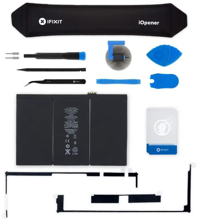 Main image of Battery Compatible with iPad 3/4 - Repair Kit - Black