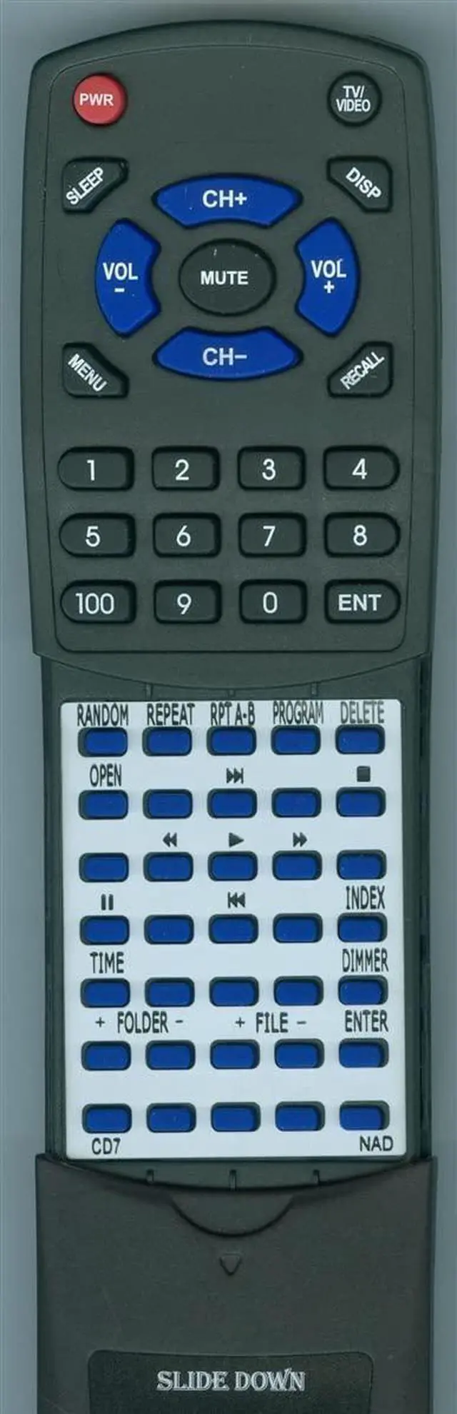 Main image of Replacement Remote for NAD CD7, C515BEE, C516BEE