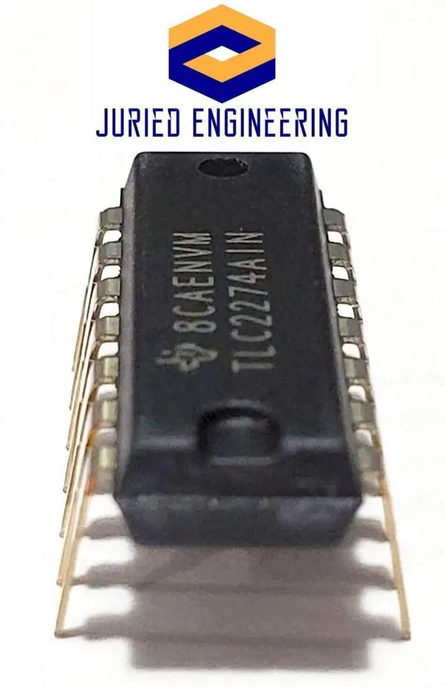 Alt view image 6 of 7 - TLC2274AIN TLC2274A TLC2274 Advanced LinCMOS Rail-to-Rail Quad Precision Operational Amplifier Op Amp Breadboard-Friendly IC DIP-14 (Pack of 5)