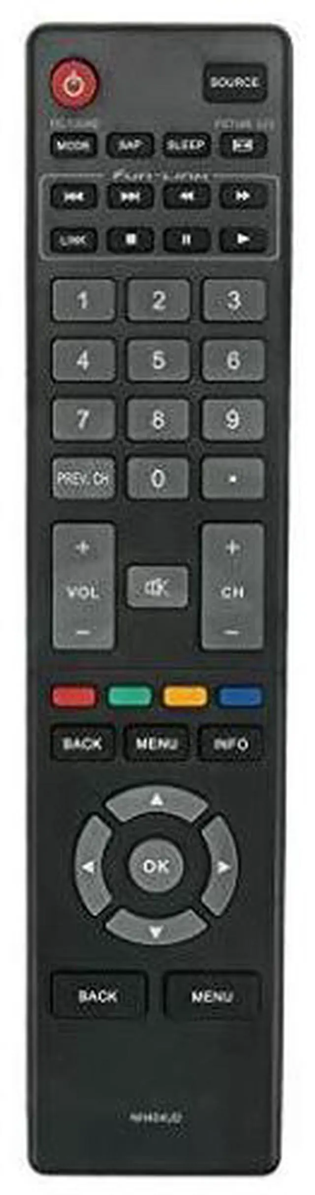 Alt view image 4 of 5 - New NH404UD Remote Control for Magnavox TV 39ME413V/F7 40ME313V/F7 55ME314V/F7 43ME345V