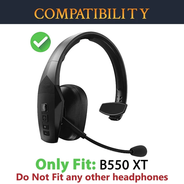 Alt view image 2 of 6 - Earpads for BlueParrott B550(B550XT) - Black