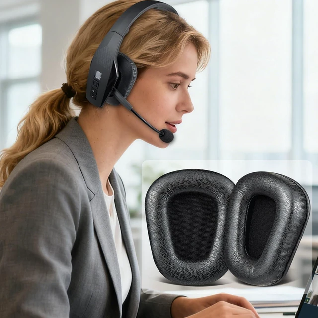 Alt view image 6 of 6 - Earpads for BlueParrott B550(B550XT) - Black