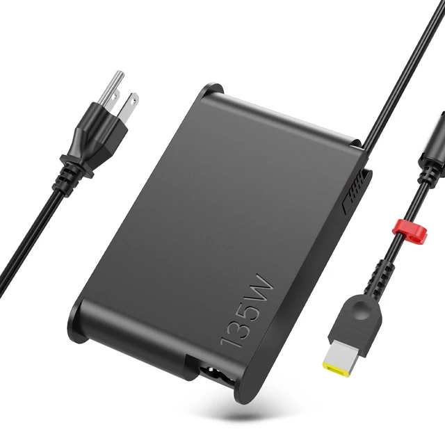 Main image of 135W Charger Fit for Lenovo ThinkPad X1 Extreme for Lenovo 135W AC Adapter Compatible Lenovo ThinkPad P1 X1 Extreme Gen1-5 W540 W541 T440P T470P T540p T15p Yoga Y50 Series Laptop Power Supply Adapter