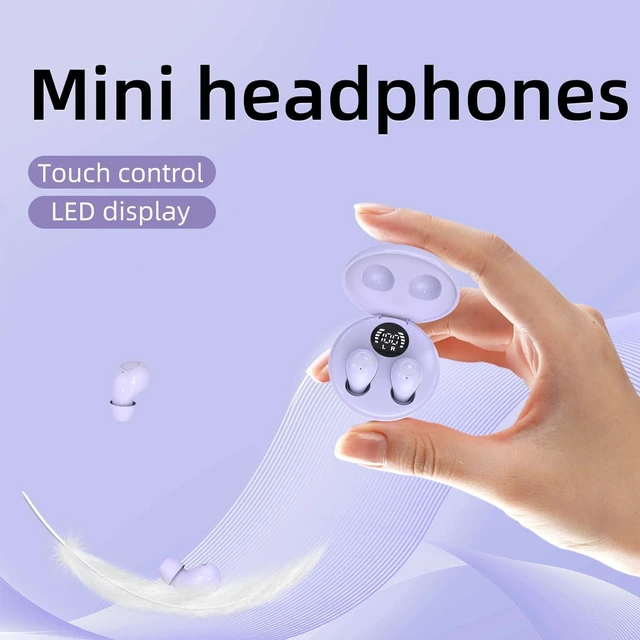 Alt view image 6 of 7 - Mini Invisible Small Earbuds for Small Ear Canals, Sleep, Work