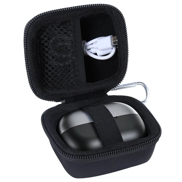 Alt view image 2 of 7 - Case Compatible with SHOKZ OpenDots 2/ONE/Air Open-Ear Headphones Lightweight & Carry, Dustproof Storage, Travel Friendly, Portable for Daily Use, Black