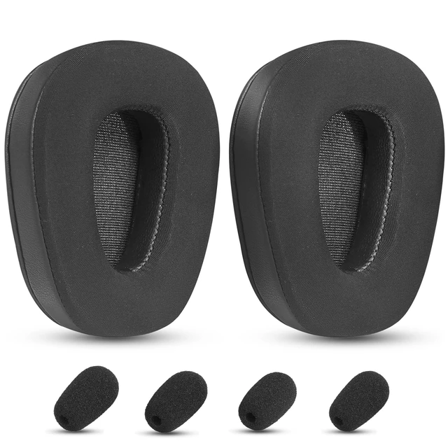 Alt view image 6 of 7 - Cooling Gel Ear Pads for BlueParrott B650-XT S650XT Headset Gel-Infused Memory Foam Cushion with Breathable Ice Silk Fabric Replacement Earpads Cover B650XT-Black