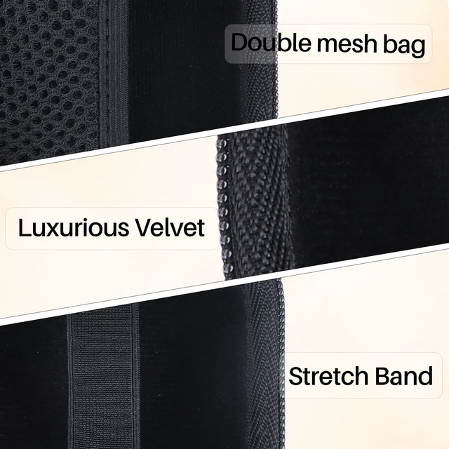 Alt view image 5 of 7 - Case Compatible with SHOKZ OpenDots 2/ONE/Air Open-Ear Headphones Lightweight & Carry, Dustproof Storage, Travel Friendly, Portable for Daily Use, Black
