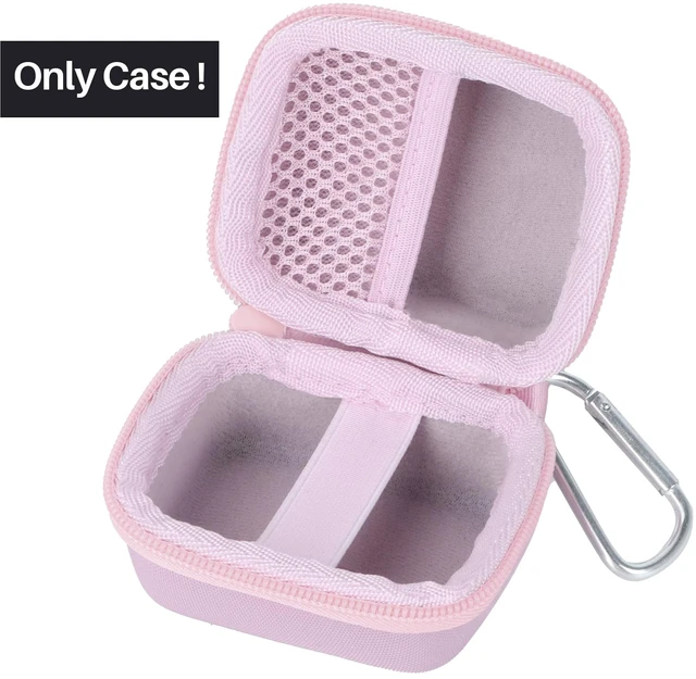 Alt view image 3 of 7 - Case Compatible with SHOKZ OpenDots 2/ONE/Air Open-Ear Headphones Lightweight & Carry, Dustproof Storage, Travel Friendly, Portable for Daily Use, Pink