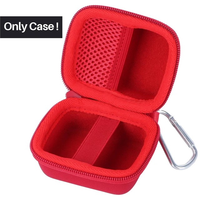 Alt view image 3 of 7 - Case Compatible with SHOKZ OpenDots 2/ONE/Air Open-Ear Headphones Lightweight & Carry, Dustproof Storage, Travel Friendly, Portable for Daily Use, Red