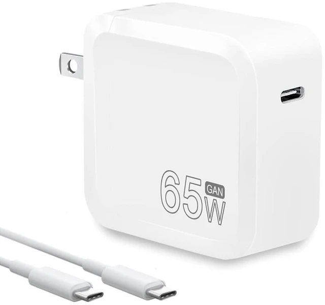 Main image of 65W USB-C Charger for LG Gram 14 15 16 17 - "Featherweight Power Fast Adapter - CE Certified Safe Replacement