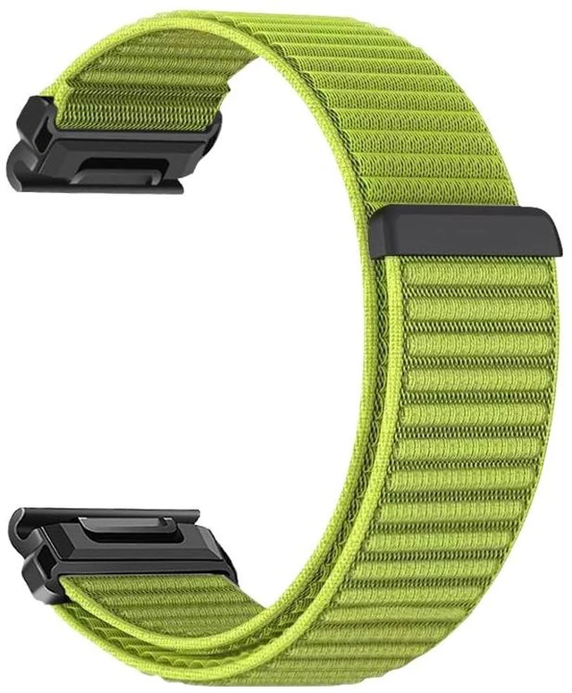 Main image of 22mm QuickFit Nylon Watch Band for Garmin Fenix 8 47mm 6 pro 7 Adjustable Hook-and-Loop Woven Strap Fits Epix Gen 2 47mm Forerunner 970/965/955/945/935 Instinct 2