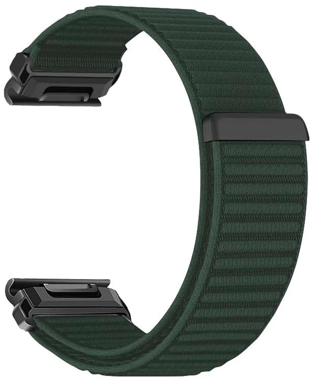 Main image of 22mm QuickFit Nylon Watch Band for Garmin Fenix 8 47mm 6 pro 7 Adjustable Hook-and-Loop Woven Strap Fits Epix Gen 2 47mm Forerunner 970/965/955/945/935 Instinct 2