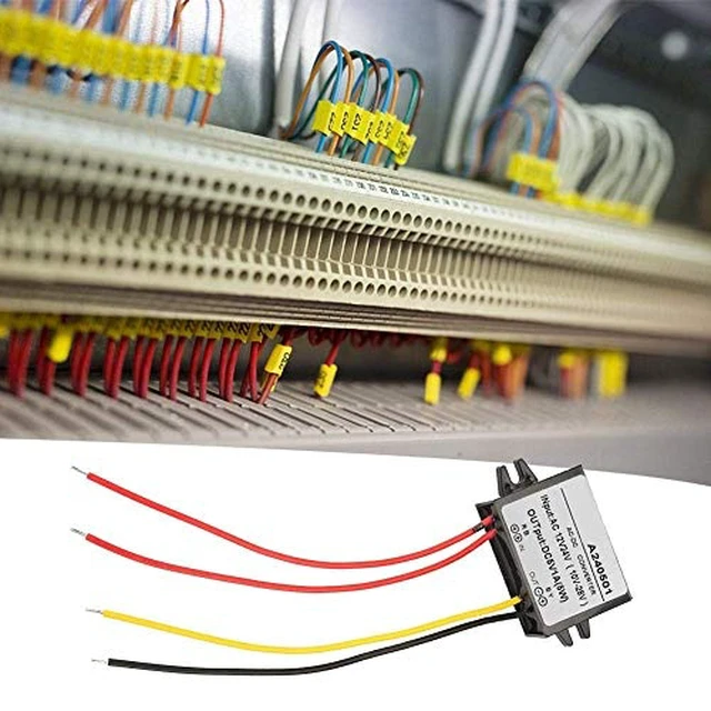 Alt view image 2 of 7 - Voltage Power AC 12V 24V to 5V DC Converter Voltage Regulator Power Module for Car Step Down Converter (1A)