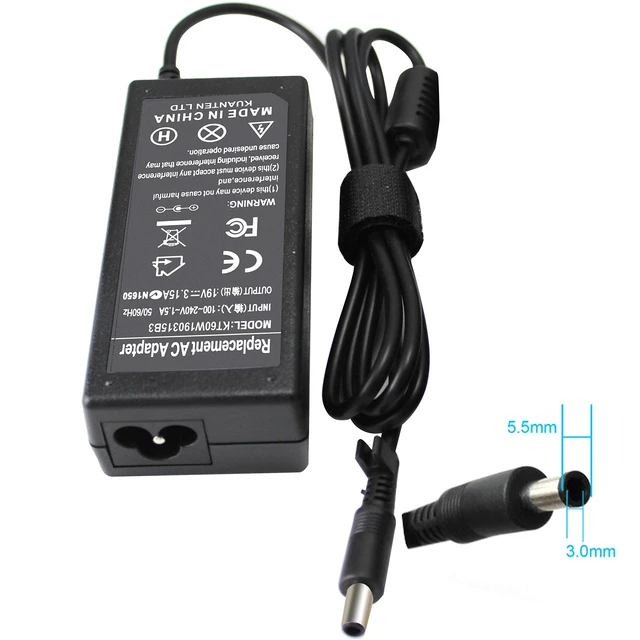 Alt view image 3 of 7 - 60W 19V 3.15A Laptop Charger for Samsung NP300E4C NP300E4E NP300E5A NP300E5C NP300E5E NP300V5A NP305E5A NP305E7A NP305V5A NP350U2A NP350V5C NP355E5C NP355V5C NP365E5C
