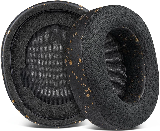 Main image of Mesh Earpads for Arctis Nova Pro Wireless/Nova Elite - Black Gold (Not Fit Nova Pro Wired), for SteelSeries Arctis Nova Pro (Wireless/Omni), Arctis Nova Elite Headphones