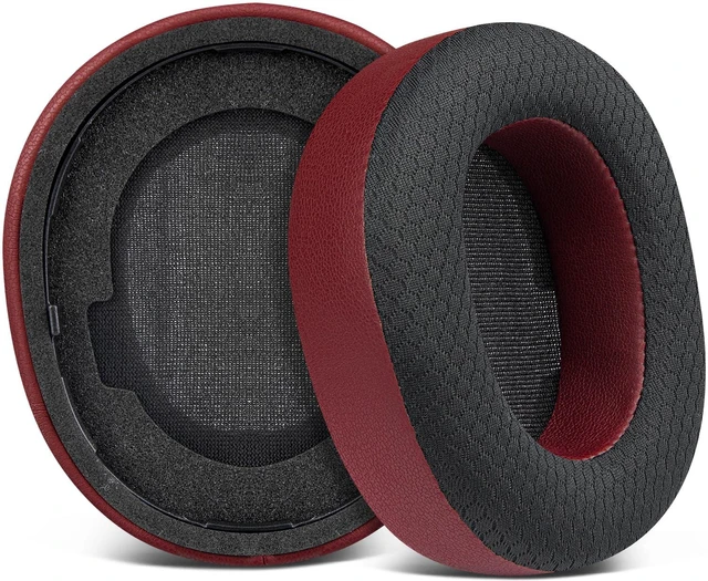 Main image of Mesh Earpads for Arctis Nova Pro Wireless/Nova Elite - Burgundy (Not Fit Nova Pro Wired), for SteelSeries Arctis Nova Pro (Wireless/Omni), Arctis Nova Elite Headphones