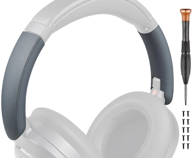 Main image of Headband Side Cover Slider Outer & Inner for Sony WH-XB910, XB910N Extra Bass Noise Cancelling Headphones(Do Not Fit WH-XB900N), Replacement Head Band Repair Part Accessories Kit - Grey