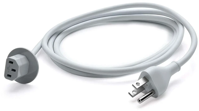 Alt view image 5 of 6 - US Plug Replacement Extension Cable for Apple iMac 21.5' 27" Power Supply Cord fit for A1418 A1419 922-7139 922-9267 922-6438 2012-2019