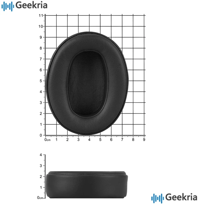 Alt view image 6 of 6 - Replacement Ear Pads for Sony WH-XB900N/ WH-CH710N/ WH-CH720N/ WH-RF400/ MDR-RF895RK Headphones Ear Cushions, Repair Parts (Black)