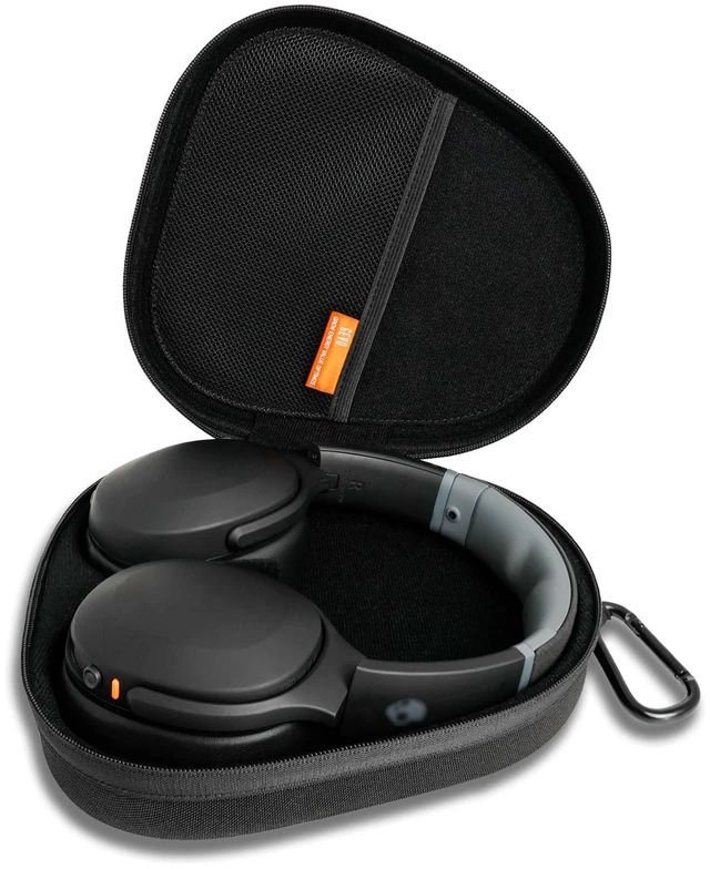 Main image of Headphones Case for Skullcandy/JBL/Bose/Sony Wireless Headphones - Black Travel Case Carrying Cover Bag, Storage Protective Bag with Cable