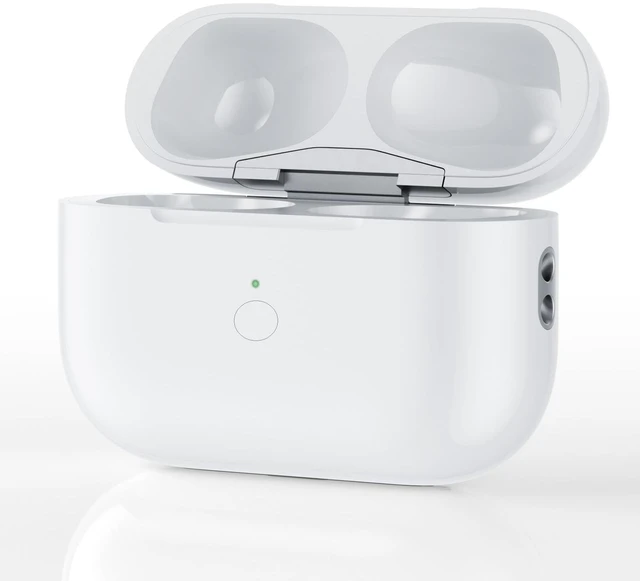 Main image of Wireless Charging Case Compatible with AirPods Pro 1st and 2nd Generation, Charging Case Replacement with Bluetooth Pairing Sync Button (to Lightning)