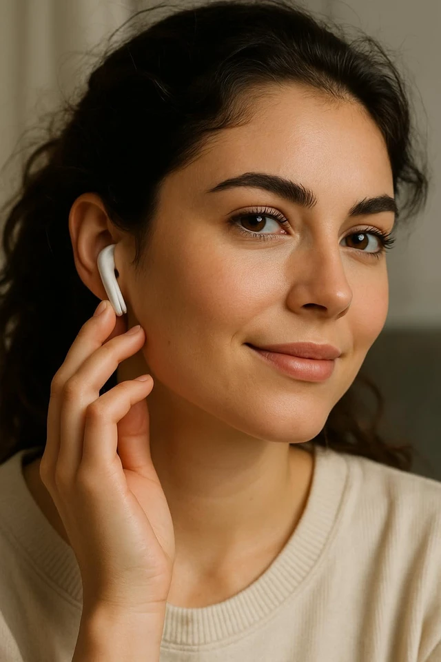 Alt view image 6 of 7 - Wireless Bluetooth 5.3 Earbuds with Charging Case, LED Battery Display, 40H Playtime,IPX7 Waterproof,Touch Control,Built-in Mic,Stereo Bass Earbuds for iPhone, Android & Tablets (Black)