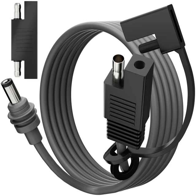 Main image of Starlink Mini Cable SAE Connector with Polarity Reverse Adapter Starlink Mini Power CableSAE Plug to DC Waterproof Plug,3FT/1M,For Automotive RV Battery Generator Solar Yacht Powering