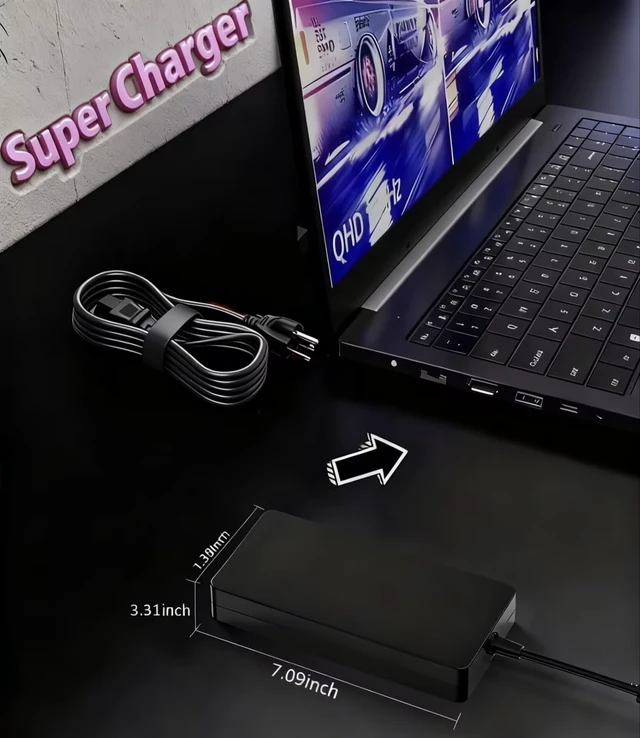 Alt view image 5 of 5 - 280W USB Tip Charger Compatible with MSI Laptop Power Supply A18-280P1A for Raider GE76 GE68HX GE78HX GE66 GP66 Stealth 18 HX A2W/AI GS77 GP76 12UE 14VGG - 20V 14A AC Adapter
